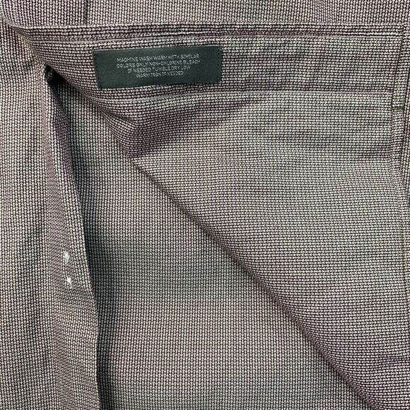 Daniel Cremieux Button Down Shirt Mens L Large Crimson Green Patterned Cotton - Picture 8 of 10